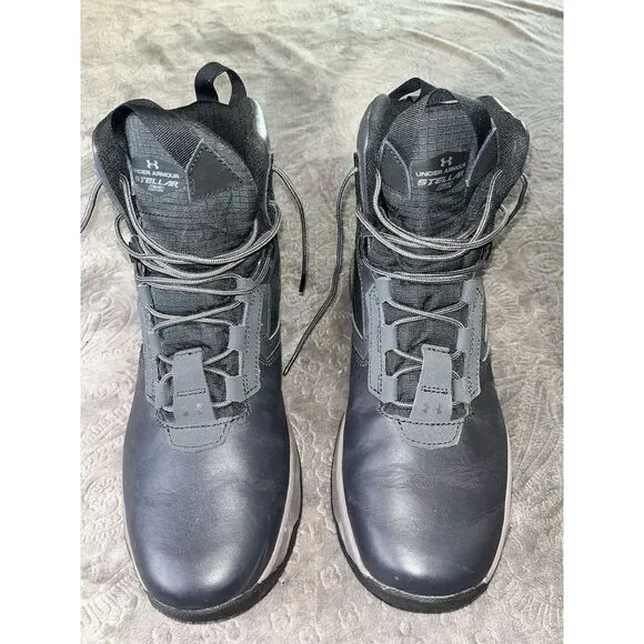 Under Armour UA Stellar G2 6&quot; Boots 3025578 Tactical Gray Boot Men’s size 10