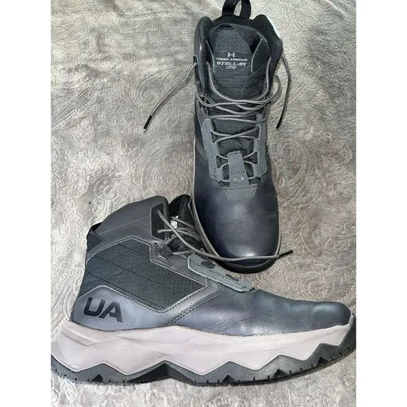 Under Armour UA Stellar G2 6&quot; Boots 3025578 Tactical Gray Boot Men’s size 10