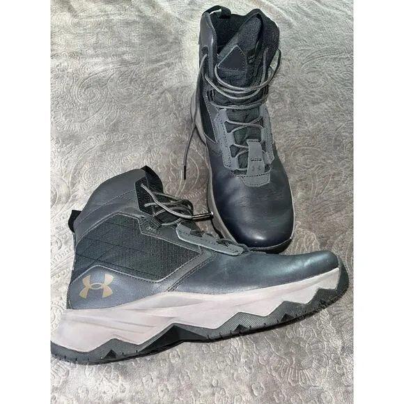 Under Armour UA Stellar G2 6&quot; Boots 3025578 Tactical Gray Boot Men’s size 10