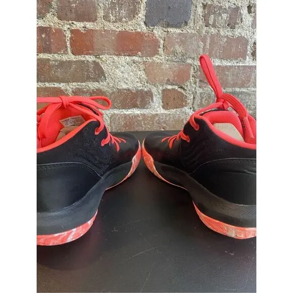 Under Armour Coral Pink/Black Girl’s Athletic Shoes Basketball Sneakers 4024794-