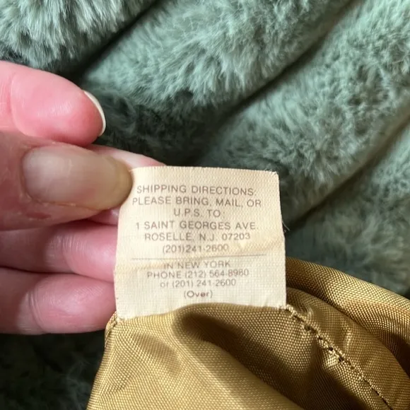 VAKKO Vintage Suede OLIVE Green Skirt