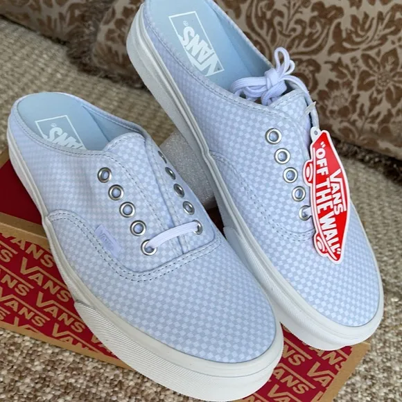 Vans Authentic Mule Pastel Checkerboard Miisty BLM