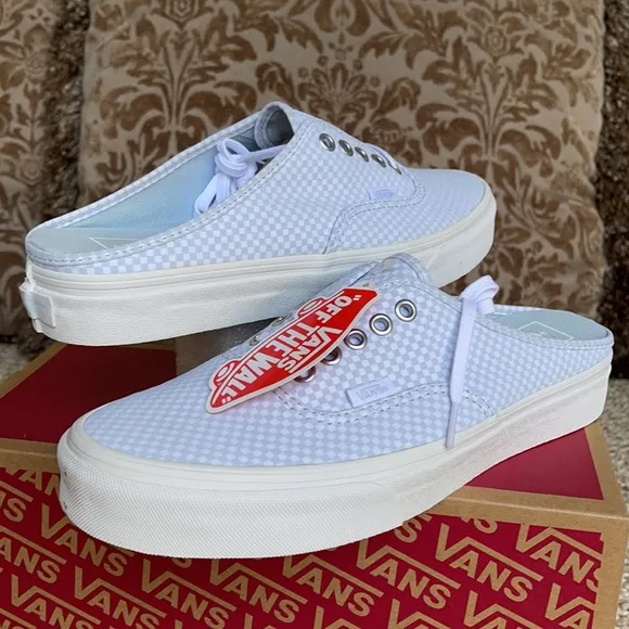 Vans Authentic Mule Pastel Checkerboard Miisty BLM