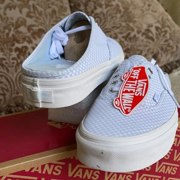 Vans Authentic Mule Pastel Checkerboard Miisty BLM