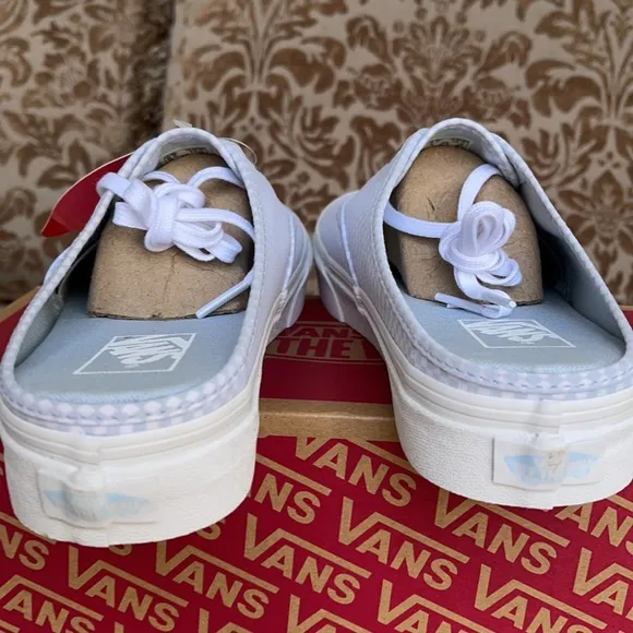 Vans Authentic Mule Pastel Checkerboard Miisty BLM