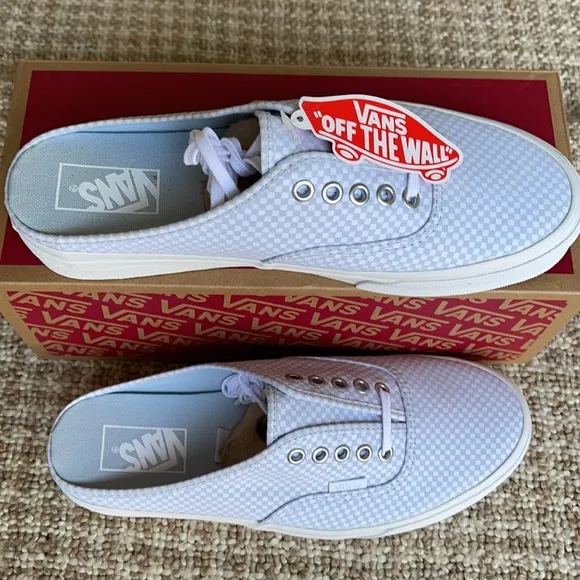 Vans Authentic Mule Pastel Checkerboard Miisty BLM