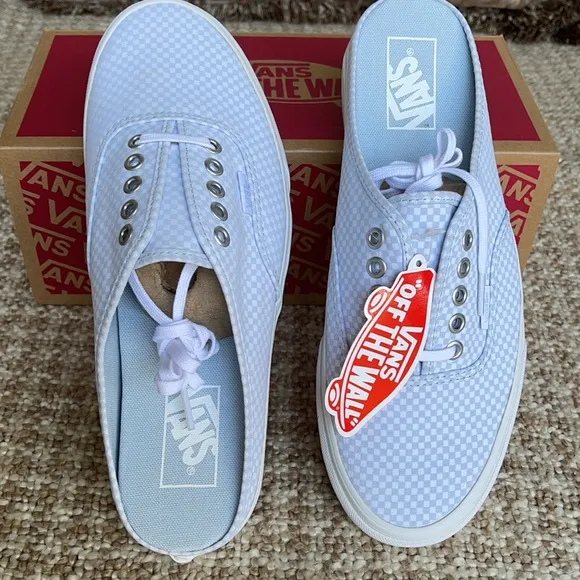 Vans Authentic Mule Pastel Checkerboard Miisty BLM