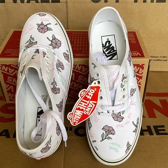 Vans Authentic (Thank You Floral) True White/Trwht sneakers Men’s