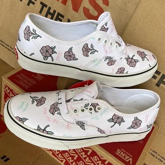 Vans Authentic (Thank You Floral) True White/Trwht sneakers Men’s
