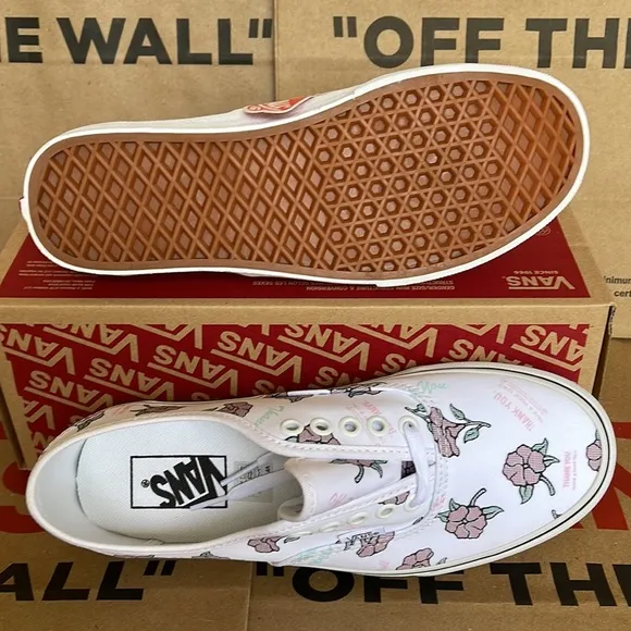 Vans Authentic (Thank You Floral) True White/Trwht sneakers Men’s