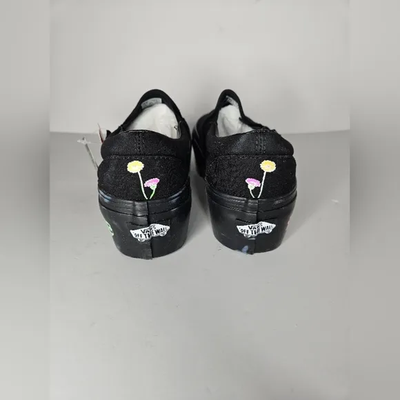 VANS Awaken Desire Platform Slip On Shoes Collab Glow in The Dark Size 5 Women