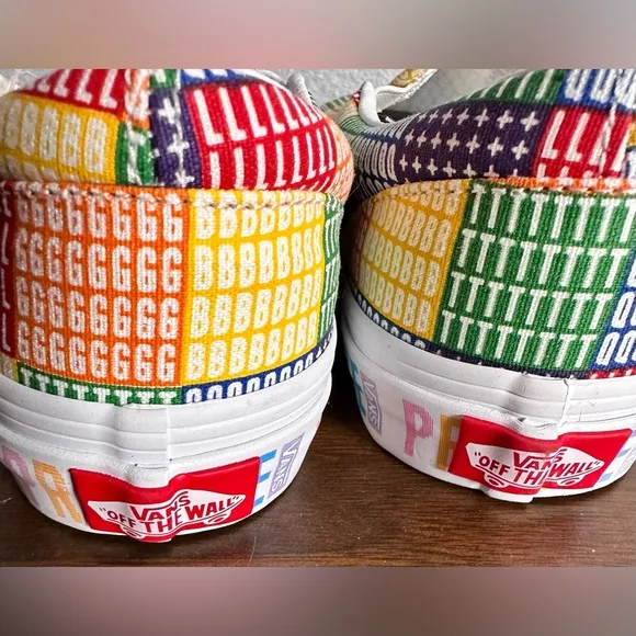 Vans colorful kids slip on shoes.  Kids size 3. NWT