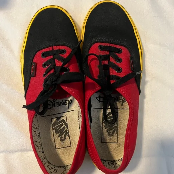 Vans Disney Shoes - Red and Black