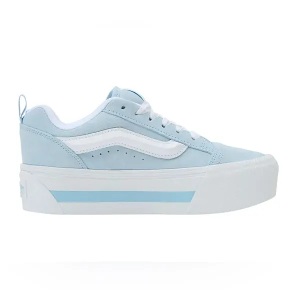VANS Knu Stack 'Vintage Satin Dream Blue' platform lace up shoes sneakers sz7