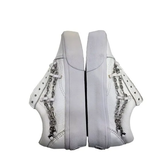 Vans Old Skool Platform Shoes Low Top Chains Women's Size 5‎