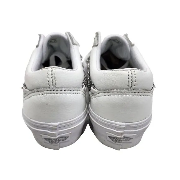Vans Old Skool Platform Shoes Low Top Chains Women's Size 5‎