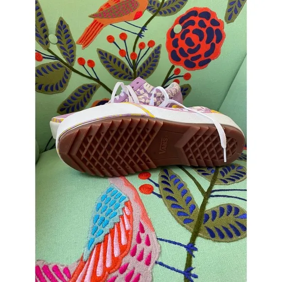 VANS Old Skool Stacked Platform Sneakers Lilac Purple NEW