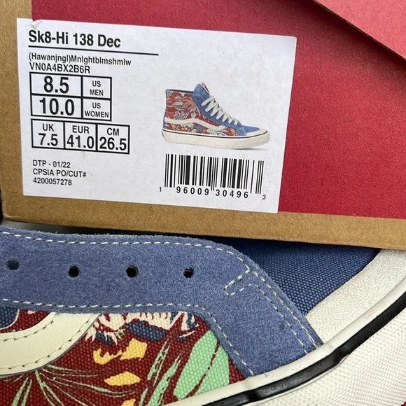 Vans Sk8-Hi 138 Dec(Hawanjng|)MnlghtblmshmlwVNOA4BX2B6RWMNS sneakers