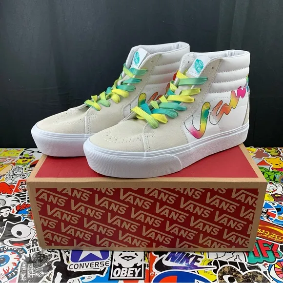 Vans Sk8-Hi Spring Fade Platform Womens Various Sizes