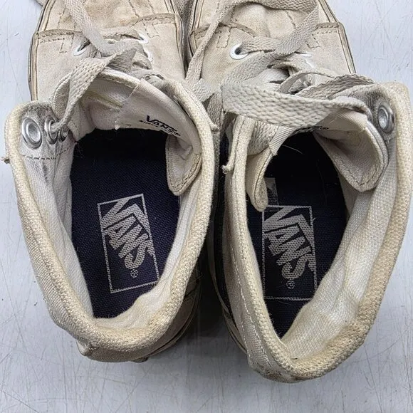 Vans SK8 Hi Tapered Womens Size 5 Stackform Navy True White Platform Shoes
