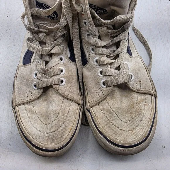 Vans SK8 Hi Tapered Womens Size 5 Stackform Navy True White Platform Shoes