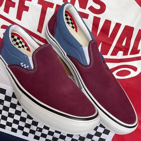 Vans Skate Slip-OnMoonlight Blue/Mauve WineVNOA5FCAAPOMen’s sneakers