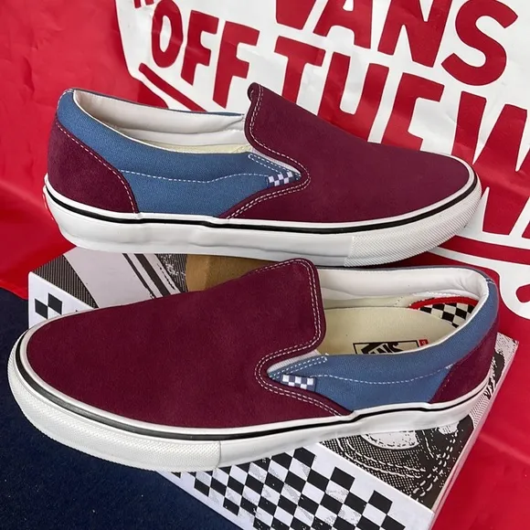 Vans Skate Slip-OnMoonlight Blue/Mauve WineVNOA5FCAAPOMen’s sneakers