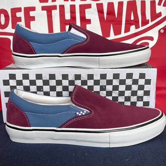Vans Skate Slip-OnMoonlight Blue/Mauve WineVNOA5FCAAPOMen’s sneakers