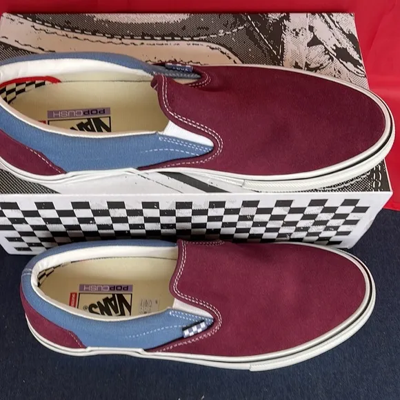 Vans Skate Slip-OnMoonlight Blue/Mauve WineVNOA5FCAAPOMen’s sneakers