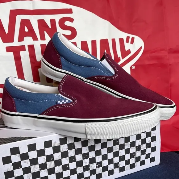 Vans Skate Slip-OnMoonlight Blue/Mauve WineVNOA5FCAAPOMen’s sneakers