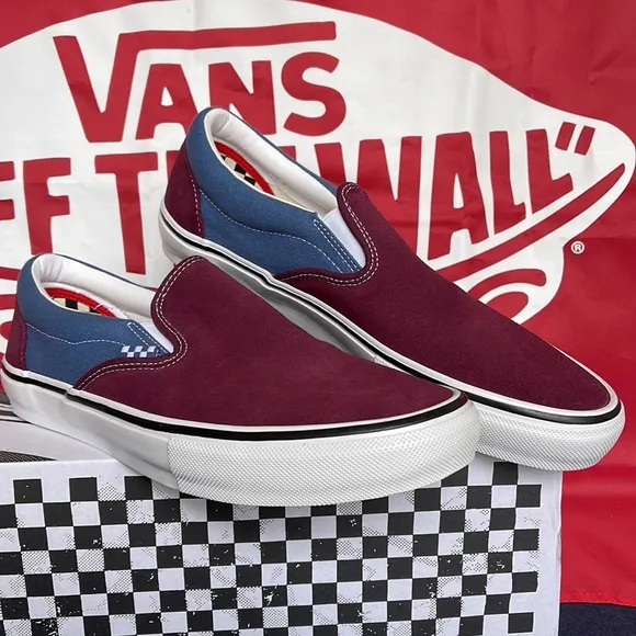 Vans Skate Slip-OnMoonlight Blue/Mauve WineVNOA5FCAAPOMen’s sneakers