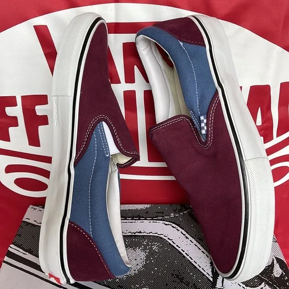 Vans Skate Slip-OnMoonlight Blue/Mauve WineVNOA5FCAAPOMen’s sneakers