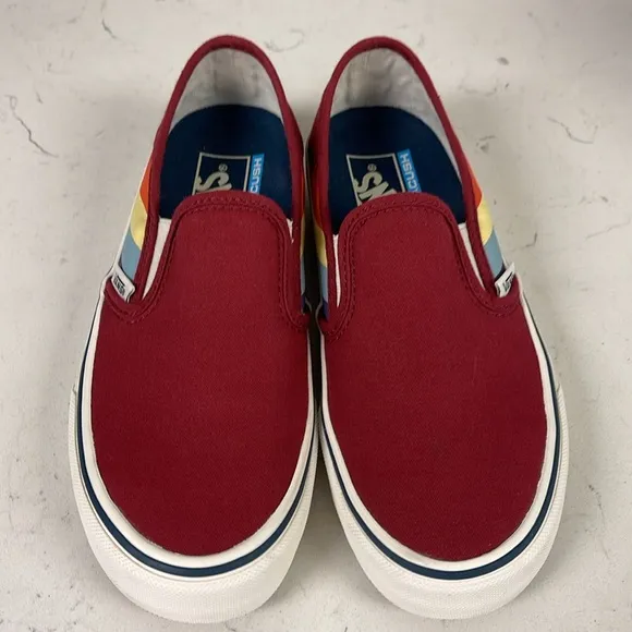 Vans Slip-On SF Rad Rainbow Unisex Men’s 4 - Women’s 5.5 Worn 4-5 Times
