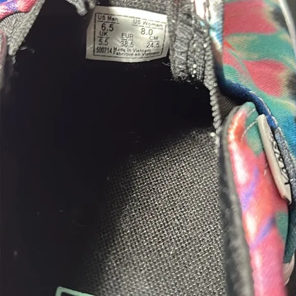 Vans Tie Dye Embroidery Slip On Shoes
