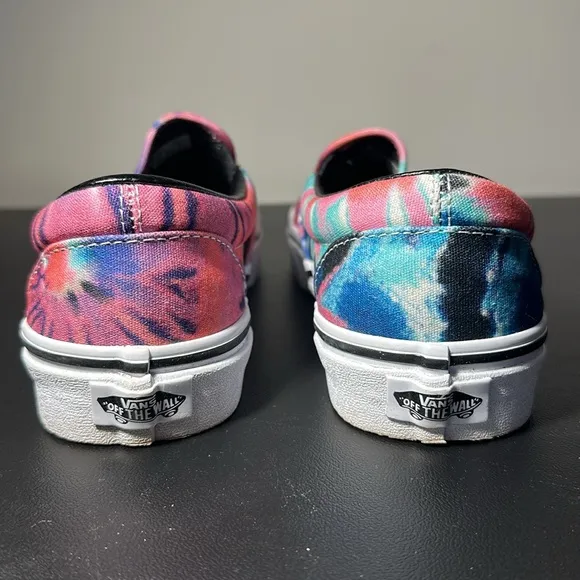 Vans Tie Dye Embroidery Slip On Shoes