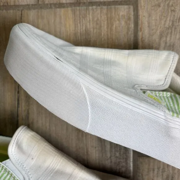 Vans Unisex Summer Classic Slip On Stackform Sneakers Shoes Women 11 Men 9.5