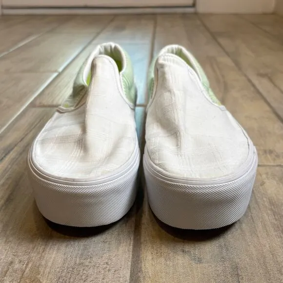Vans Unisex Summer Classic Slip On Stackform Sneakers Shoes Women 11 Men 9.5