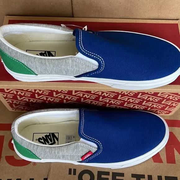 Vans WMNS Classic Slip On Vans Coastal Grey/True White sneakers