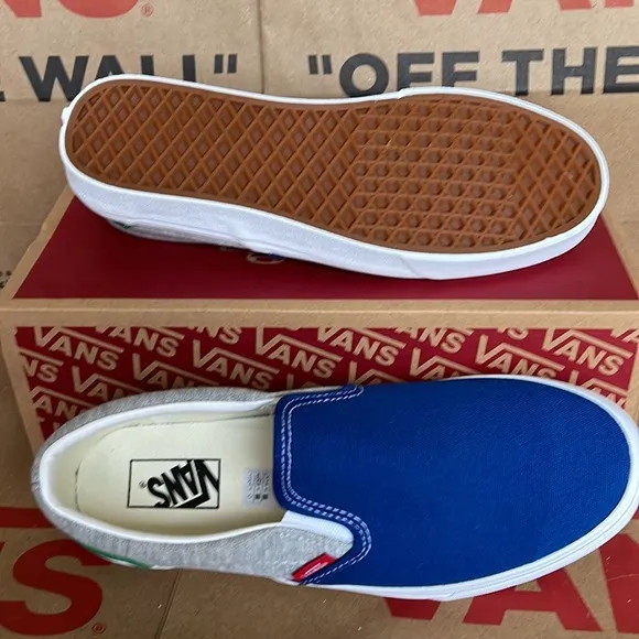 Vans WMNS Classic Slip On Vans Coastal Grey/True White sneakers