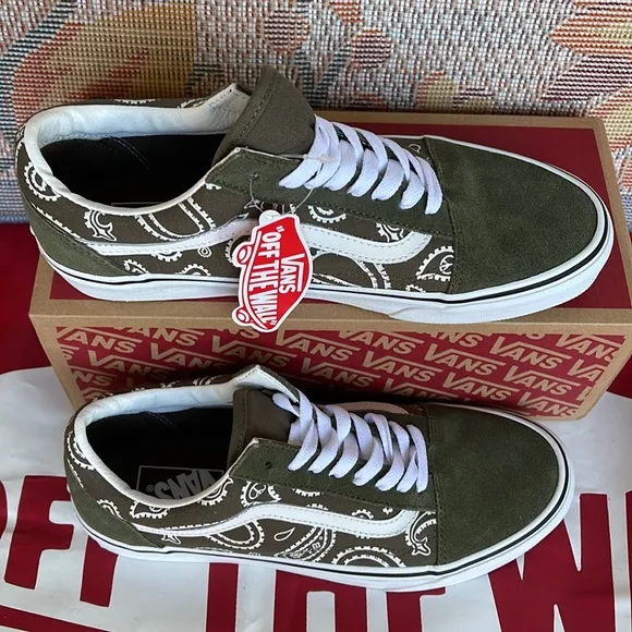 Vans WMNS Old Skool(Peace Paisley) Grape Leaf VN0A5KRFBOF sneakers
