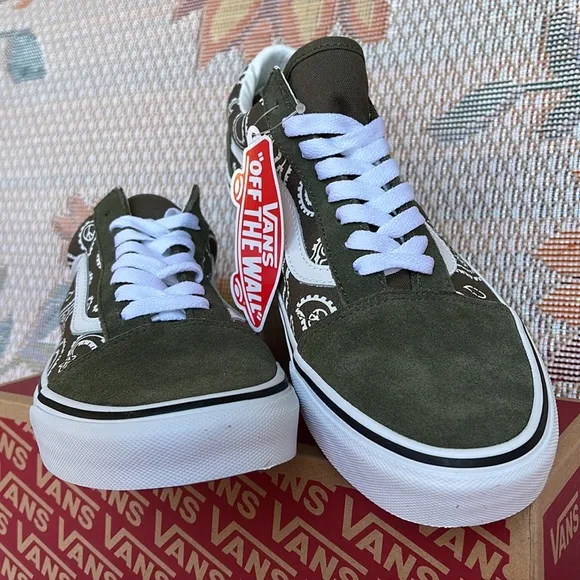 Vans WMNS Old Skool(Peace Paisley) Grape Leaf VN0A5KRFBOF sneakers