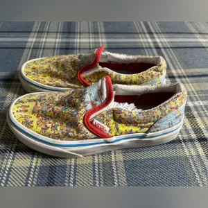 Vans x Where’s Waldo Slip-On V Shoes Kids Size 1