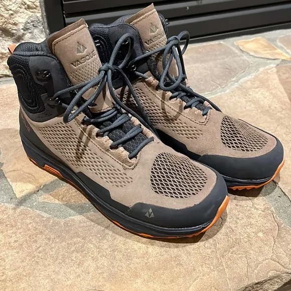 Vasque Men's Breeze Waterproof Mid LT NTX Hiking Boots Size 9, Walnut