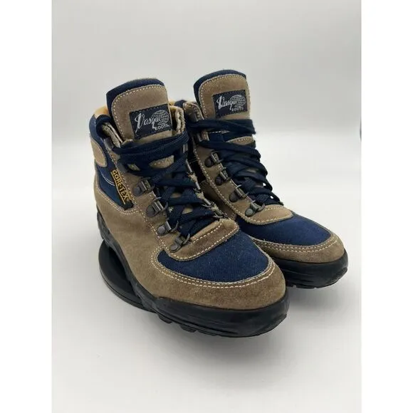 Vasque Skywalk Hiking Boots Women's US 6.5‎ Made in Italy 7534 Gore Tex Suede
