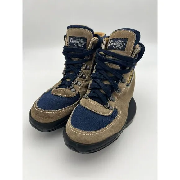 Vasque Skywalk Hiking Boots Women's US 6.5‎ Made in Italy 7534 Gore Tex Suede