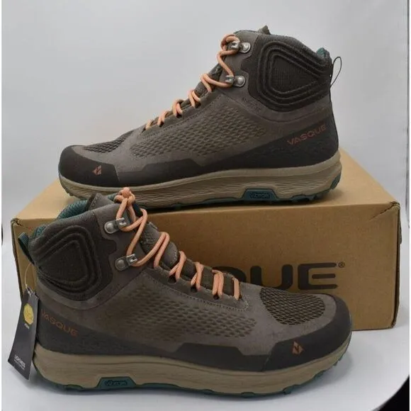 Vasque Womens Size 10 Breeze LT NTX Bungee Cord Mid Hiking Boots