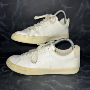 VEJA Esplar White Leather Lace Up Casual Sneakers Shoes Women’s Size 7