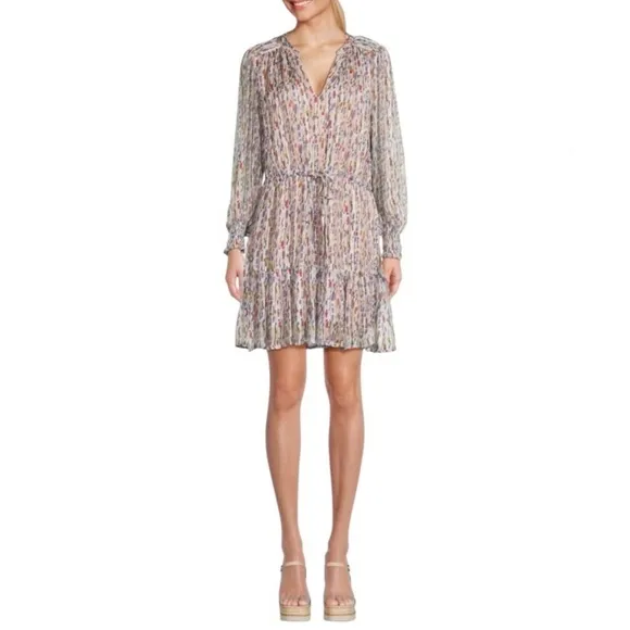 Velvet by Graham &amp; Spencer Anastasia Print Mini Dress NEW Size Small MSRP $249