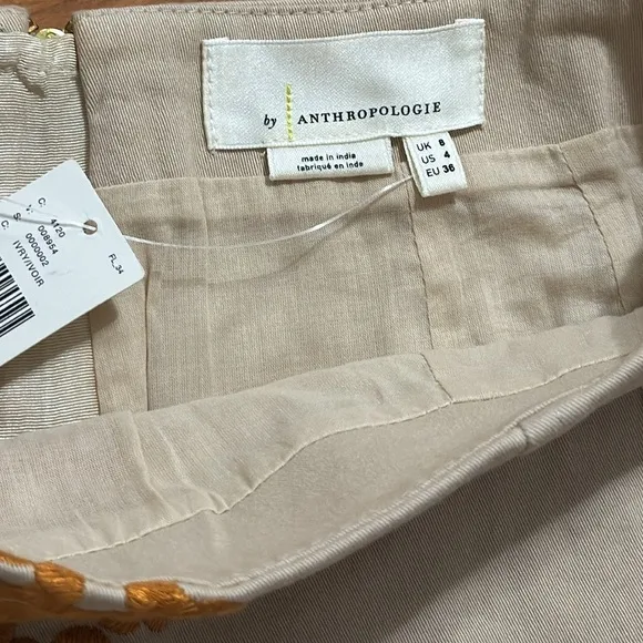 Verona embroidered pencil skirt