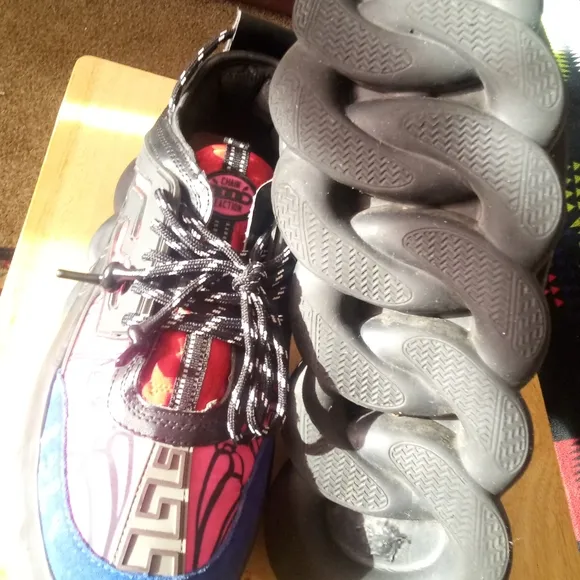 Versace Multicolor Athletic Shoes